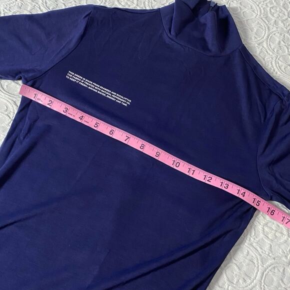 Pangaia Maxi Dress Blue Natural Organic Seacell Womens Size XXS Eco friendly - Picture 4 of 10